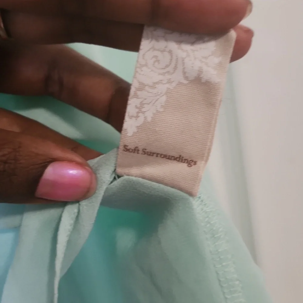 Soft Surroundings Boho Chiffon top - Picture 3 of 3